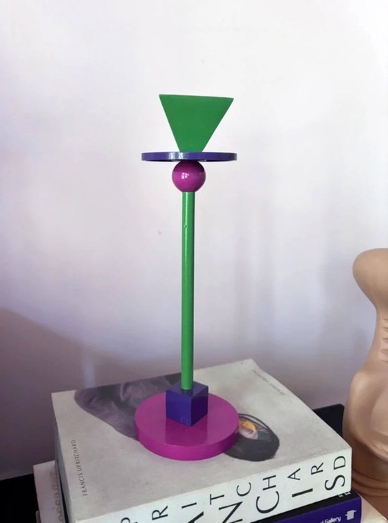 Image 1 of bougeoir IKEA vintage - design Anna Efverlund- Konfetti - Memphis - années 80 - années 90