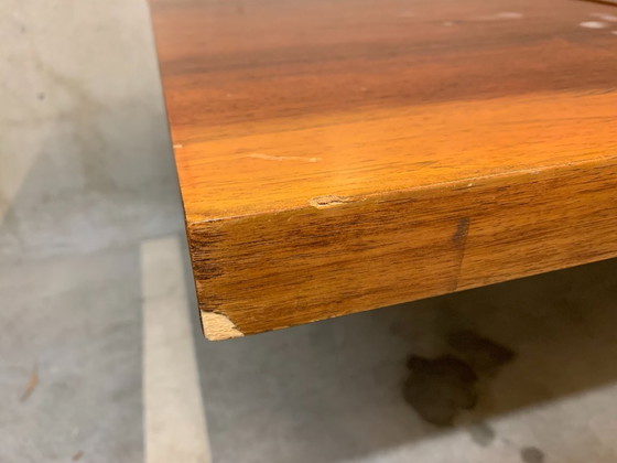 Image 1 of Dining Table "pali" With Extension By Louis Van Teeffelen For Wébé 1960.