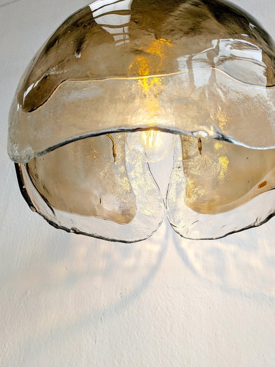 Image 1 of Lampadario in vetro di Murano di Kaiser Leuchten anni '70