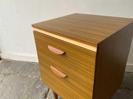 Image 1 of Vintage Mid Century nachtkastje uit 1960