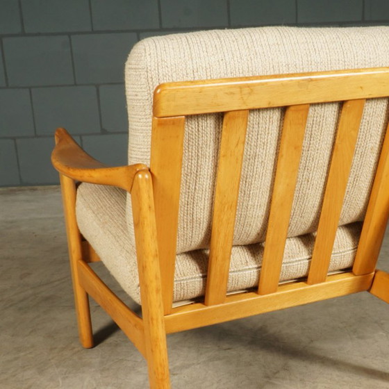 Poltrone lounge danesi – Noce – Anni '60 – Textile (photo 12 of 16)