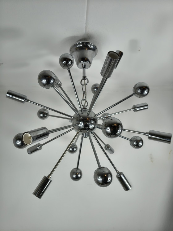 Image 1 of Vintage Sputnik pendant lamp 60cm