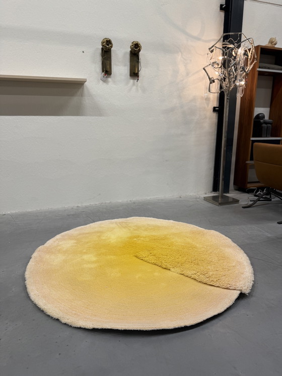 CSrugs Karim Rashid Round Rug Yellow, Rugs & carpets, Wool (photo 7 of 10)