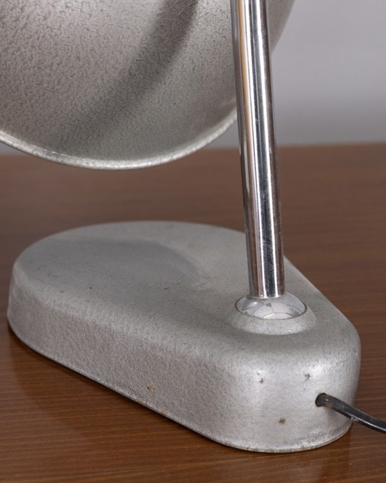 Image 1 of Paire de lampes de table vintage en métal des années 1960, designées par Seminara.