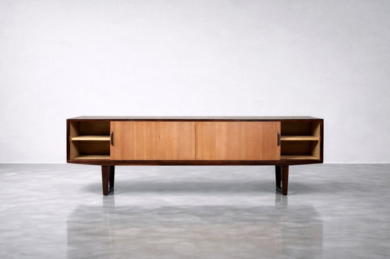 Image 1 of Vintage Mid-Century Danish Modern Wood Sideboard with Drawers, 1970s