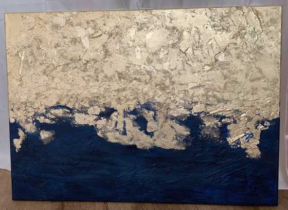 Image 1 of Acryl Gemälde ,,Golden Tides“