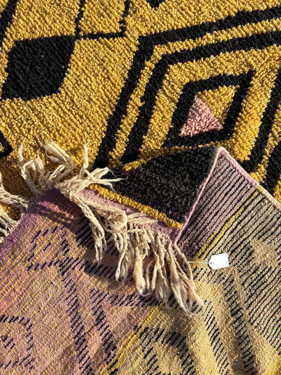 Image 1 of Gelber moderner Berberteppich 200x330 cm , Wohnzimmer Deko