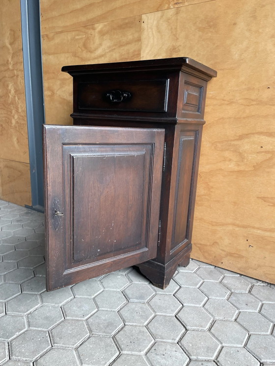 Grazioso ARMADIETTO DA INGRESSO a 1 anta rovere scuro con cassetto 92 x 62 cm – Armadi a muro, Legno (photo 5 of 14)