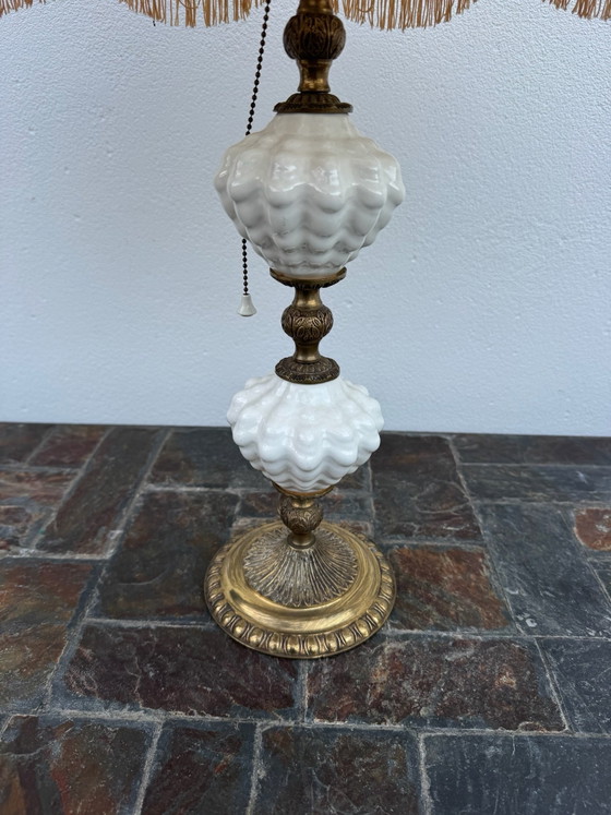 Lampada in maiolica e ottone anni '60 – Lampade da tavolo, Ceramica (photo 11 of 15)