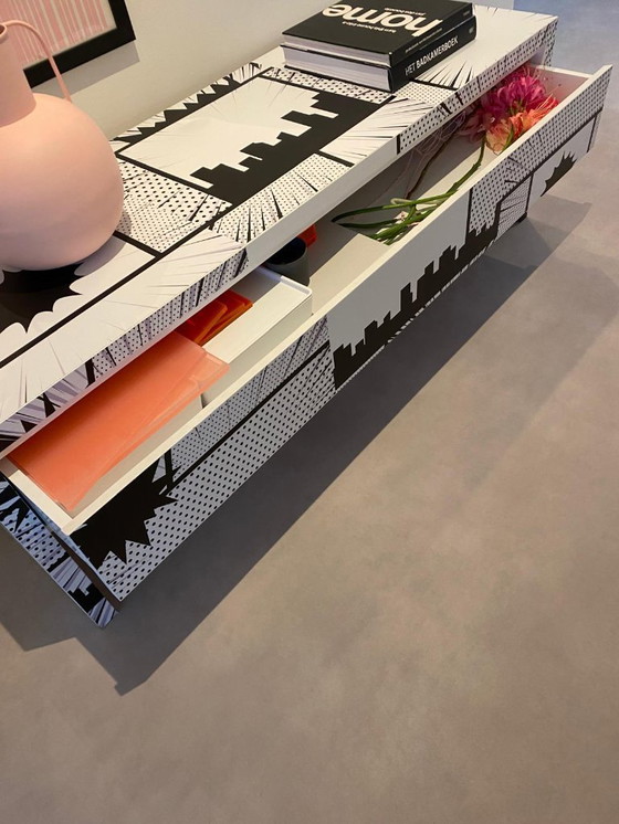 Image 1 of Lade kast van Jan de Bouvrie ontwerp van Monique de Bouvrie