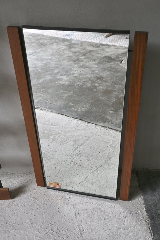 Image 1 of Armadio a muro in teak con specchio separato