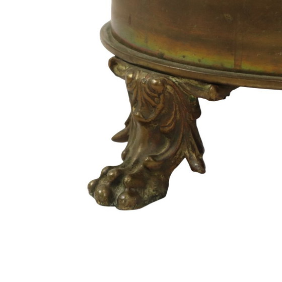 Unieke Obus Paraplubak XL Trench Art 1915 WO1 Leeuwenkoppen – Brass, Vintage (photo 13 of 25)