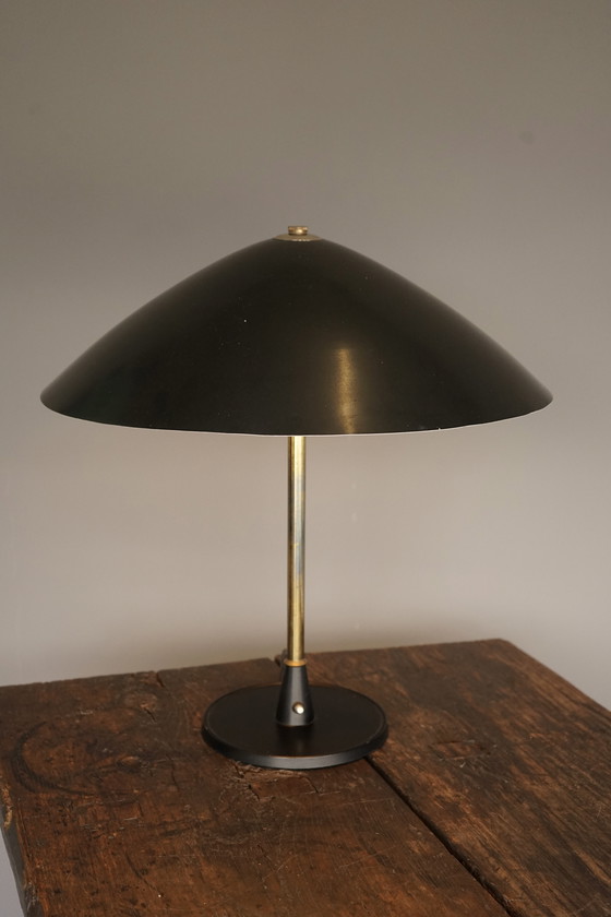 Image 1 of Vintage Table Lamp Attributed to Lyfa, Denmark, 1950s