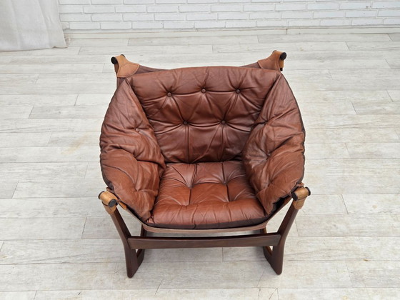 Image 1 of Fauteuil lounge « Trega », design norvégien des années 1970 par Tormod Alnaes.