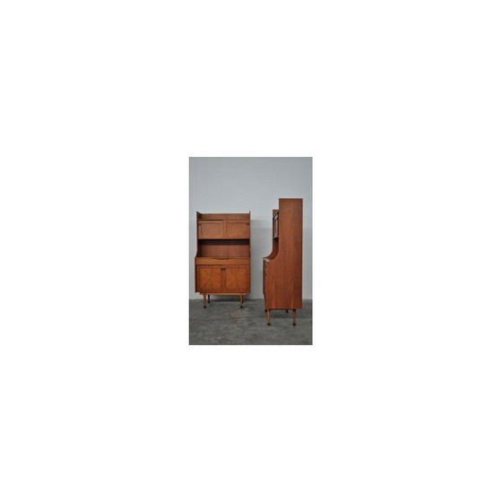 Image 1 of Pair of mid-century Italian rosewood highboards, 1960s