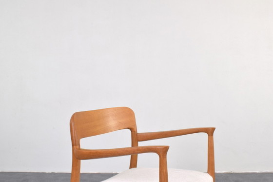 Silla de Comedor Danesa Mid-Century Modelo 56 de Niels O. Møller para J.L. Møllers, años 50 (photo 7 of 12)