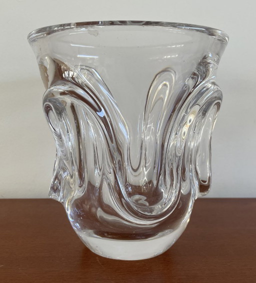 Val Saint Lambert - Vintage Crystal Vase designed by Antonio & Guido Bon