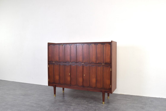Image 1 of Mid-Century Norwegian Teak Highboard, 1960s.