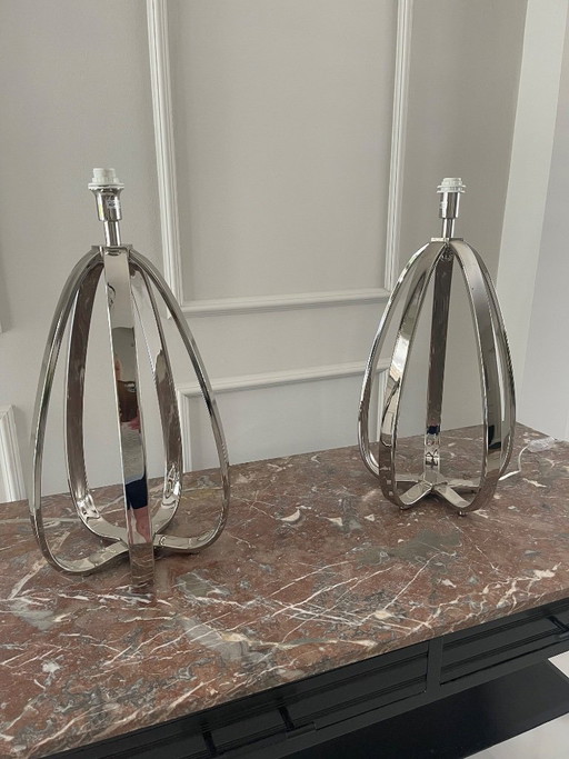 1980’s unique large French style lamps