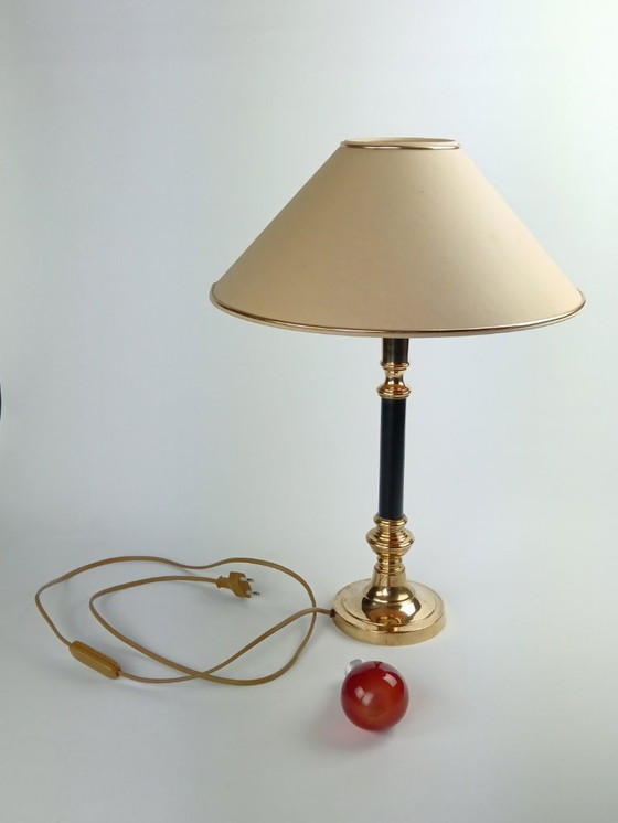 Image 1 of Brass mounting lamp, France