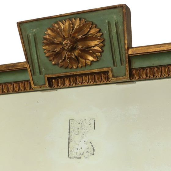 Image 1 of Groene Gouden Spiegel Begin 20ste Eeuw
