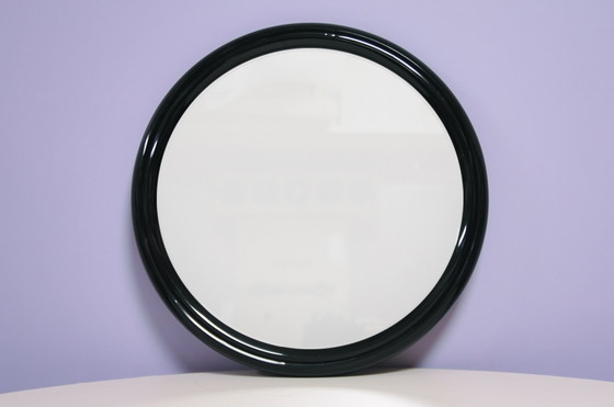 Image 1 of miroir rond noir Tiger vintage