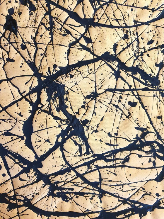 Black Golden Branches – Gemälde & Zeichnungen, Leinwand, Abstract (photo 17 of 17)