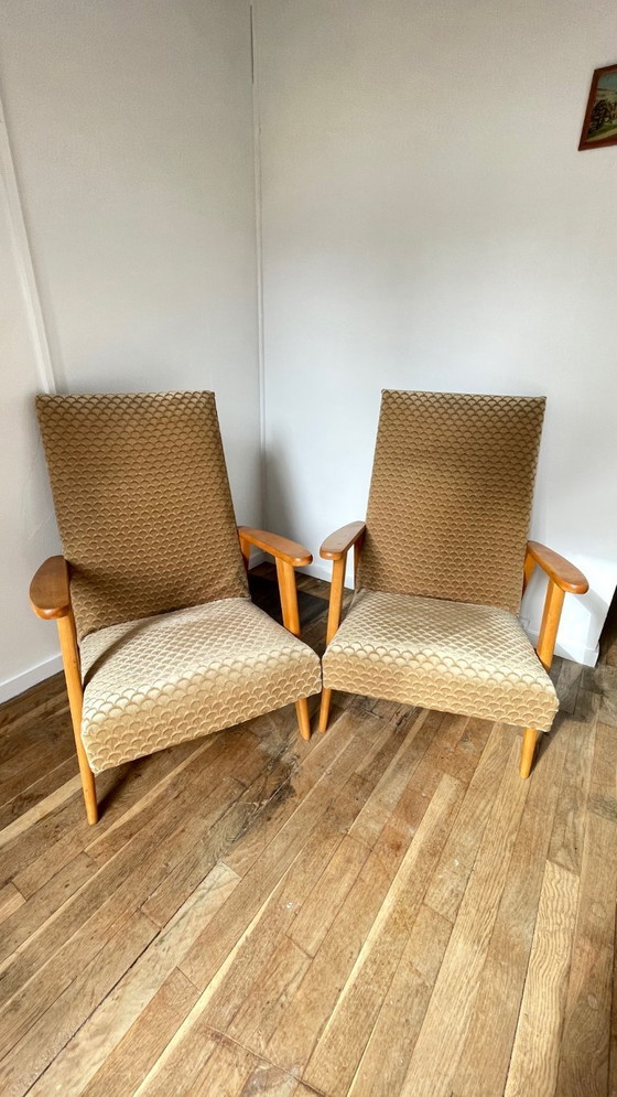 Coppia di sedie Manucere francesi vintage – Poltrone, Wood (photo 4 of 71)
