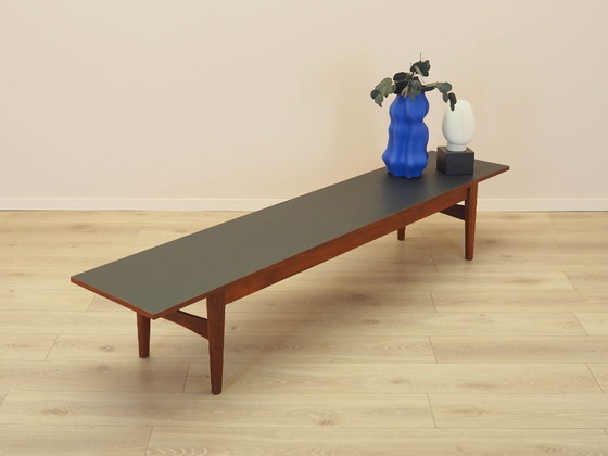 Image 1 of Teak-Lowboard, dänisches Design, 1970er Jahre, hergestellt in Dänemark