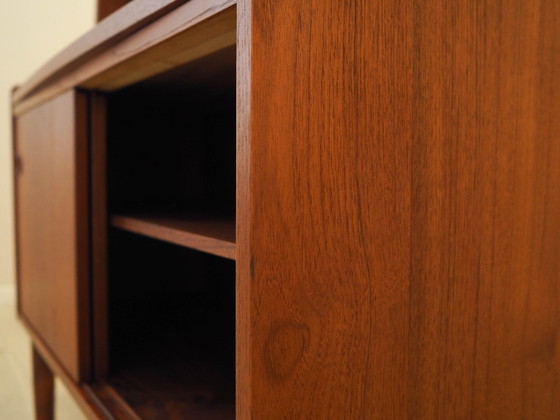 Image 1 of Teakholz-Bücherregal, dänisches Design, 1970er Jahre, Designer: Johannes Sorth