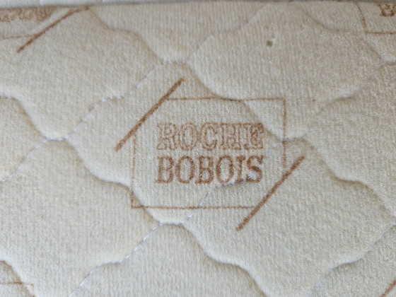 Roche Bobois 2 + 2½ dikke beige leren banken – Leer (photo 9 of 9)