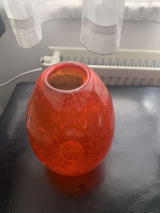 Image 1 of Millefiori handgeblazen vaas 1960