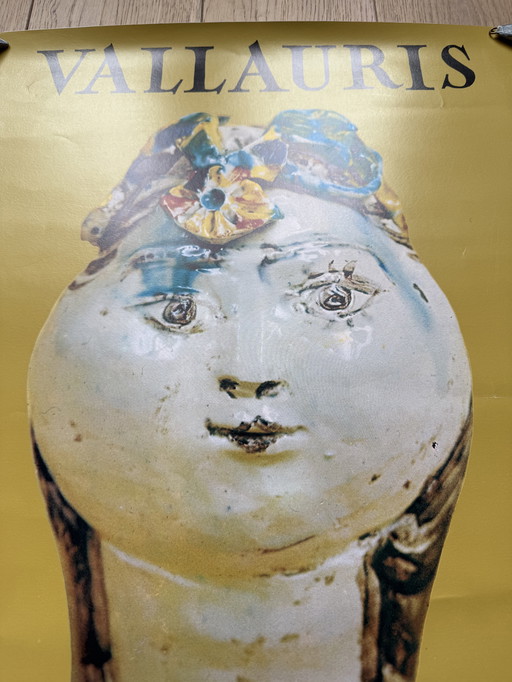 Picasso-poster, keramiekontwerp Capron, 1974, Vallauris, Maeght, Miró