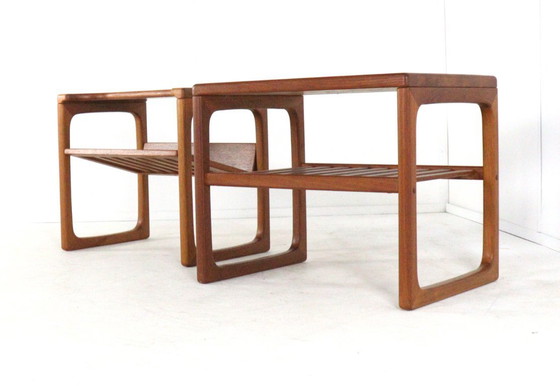 Image 1 of Ensemble de 2 tables de chevet vintage danoises « Hylke »