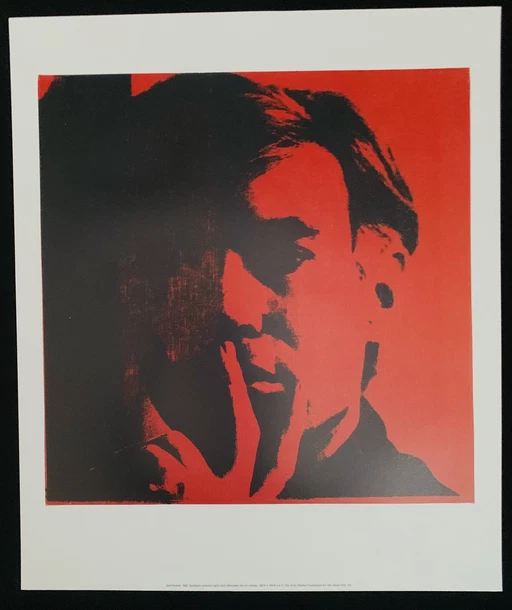 Andy Warhol, Gesigneerd Met Registratie In Impressum Copyright 'De Andy Warhol Foundation For The Visual Arts, Inc! Offsetlitho