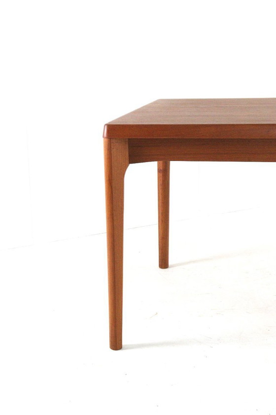 Image 1 of Henning Kjaernulf for Vejle extendable dining table Danish vintage
