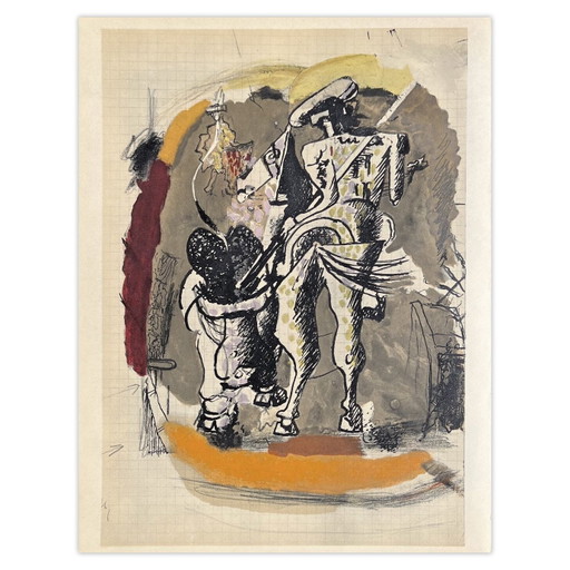 Georges Braque Lithographie Carnets Intimes 15 1955 – lithos zeefdrukken, Paper (photo 2 of 5)