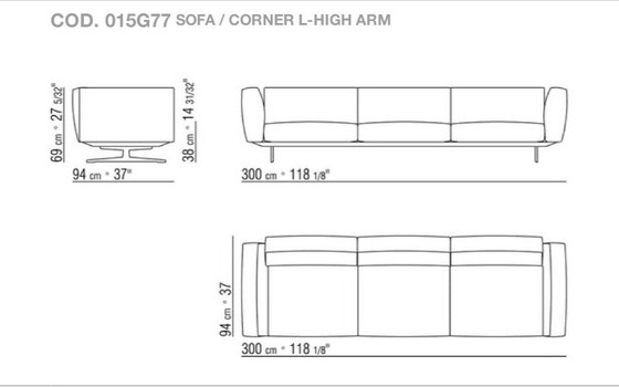 Image 1 of Flexform Softdream 95x300cm Lp 2025 € 12,180