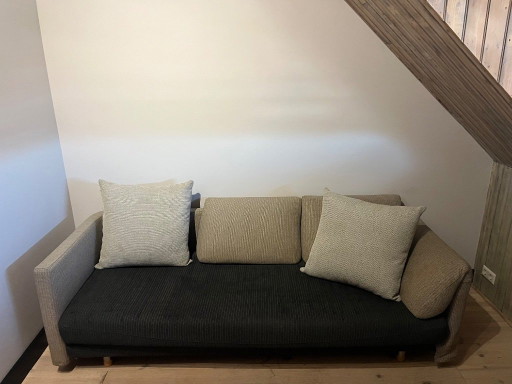 Sofá de diseño italiano original de Minotti. – 3 5 zitsbanken, Textile, Metal