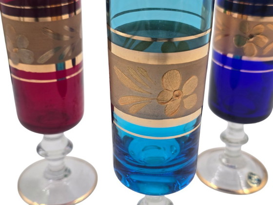 Image 1 of 5 Italiaanse vintage Champagne glazen