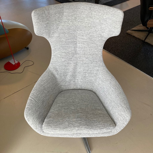 Sillón reclinable Leolux Caruzzo con reposapiés