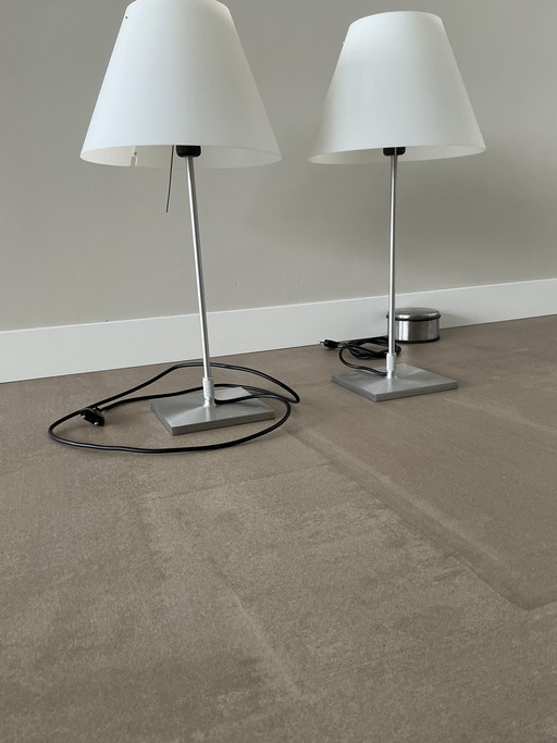 2 lampes de table Luceplan Constanza