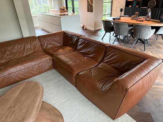 Verzelloni Leren Elementenbank – Modulaire banken, Leather (photo 4 of 12)