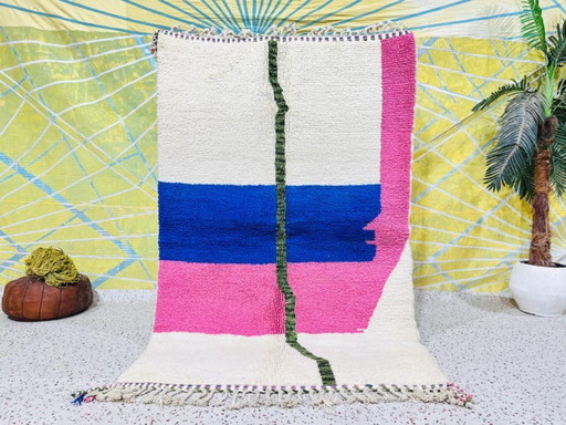 Tapis marocain traditionnel en laine 200cmx150cm