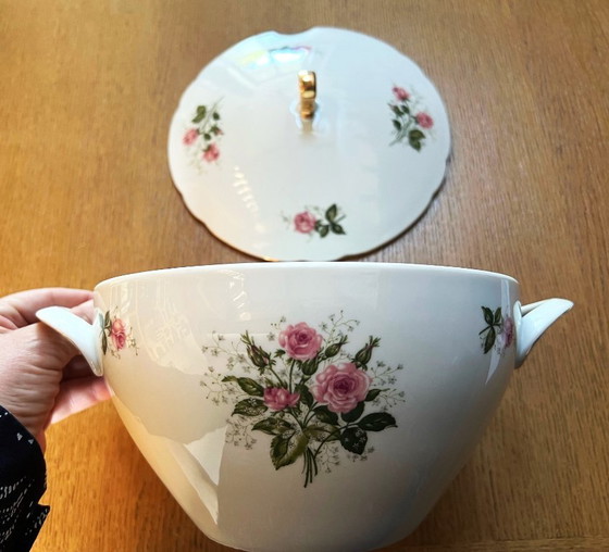 Image 1 of Sopera de porcelana bávara - Seltmann Weiden - Diseño "Inka" - En perfecto estado