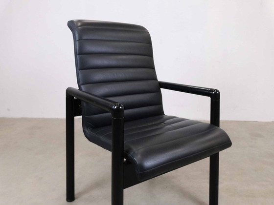 Image 1 of 2x Vintage Flötotto Dining Chairs Memphis Postmodern 1980's