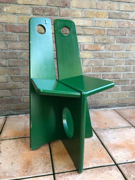 • Raro set di 4 sedie brutaliste in pino - Gilbert Marklund per Furusnickarn AB, ca. 1970 – Sedie da pranzo (photo 3 of 14)