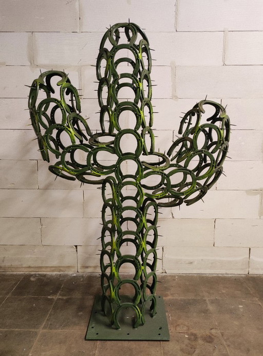 Artwork - CACTUS by Patrick Gray (USA) 2020 - horseshoes/nails