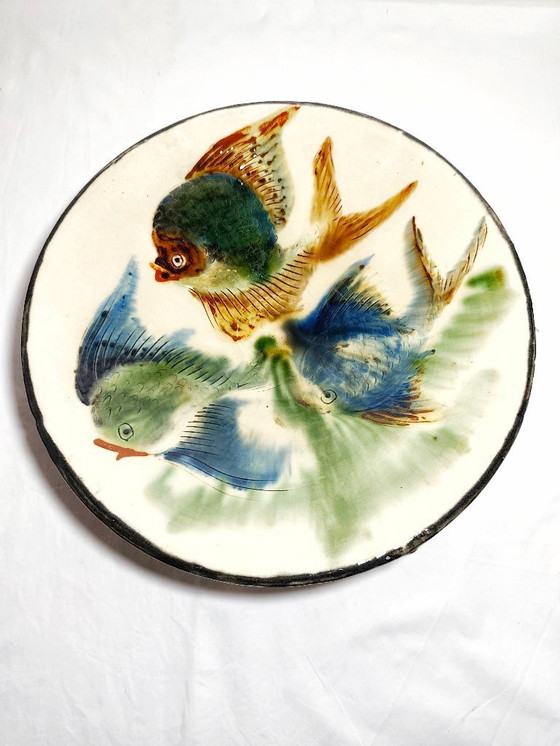 Image 1 of "Puigdemont" ceramic plate. Spain, 1970s.