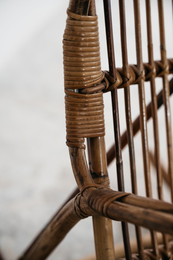 Image 1 of Schommelstoel Frans vintage design modern jaren 60